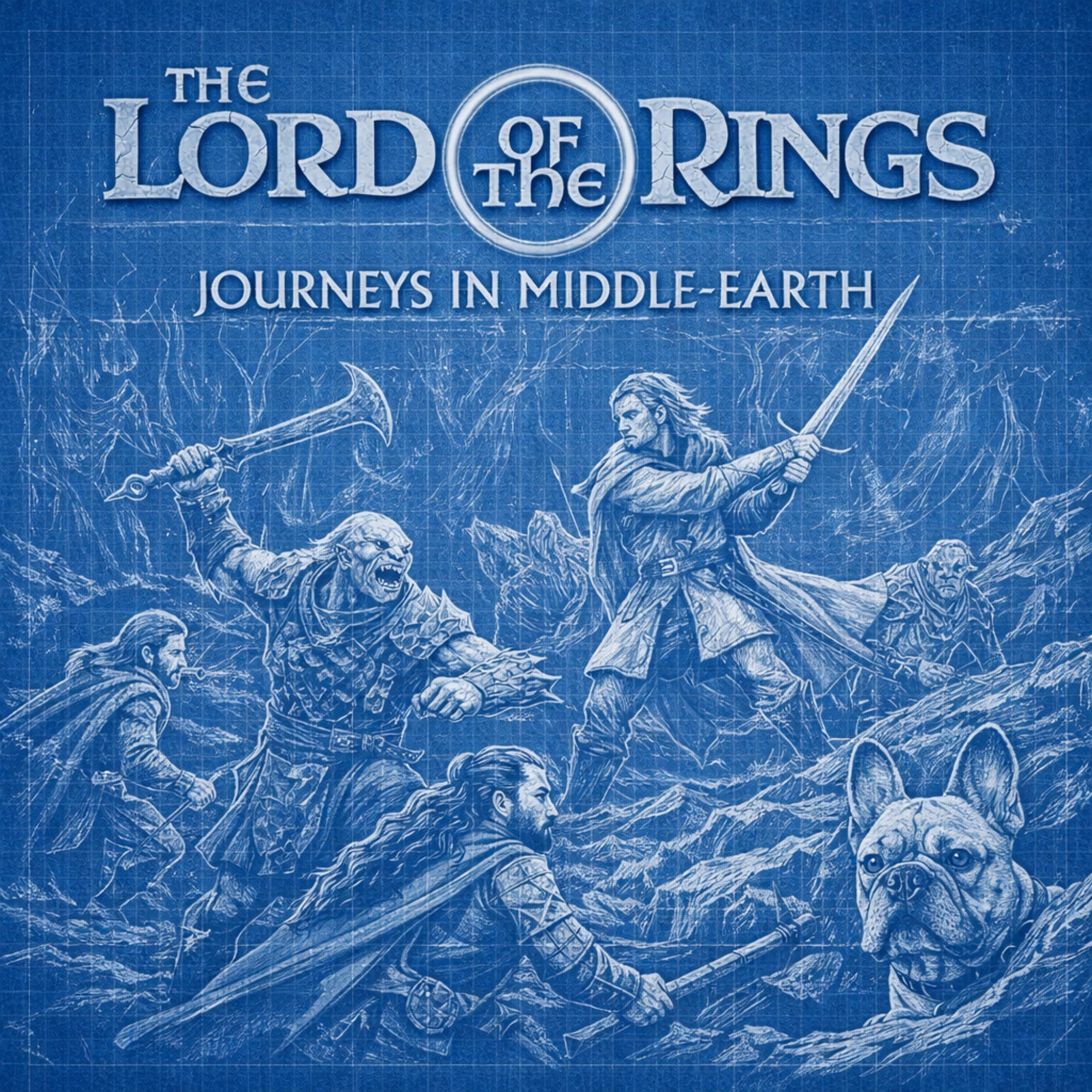 Władca Pierścieni Podróże Przez Śródziemie - STL